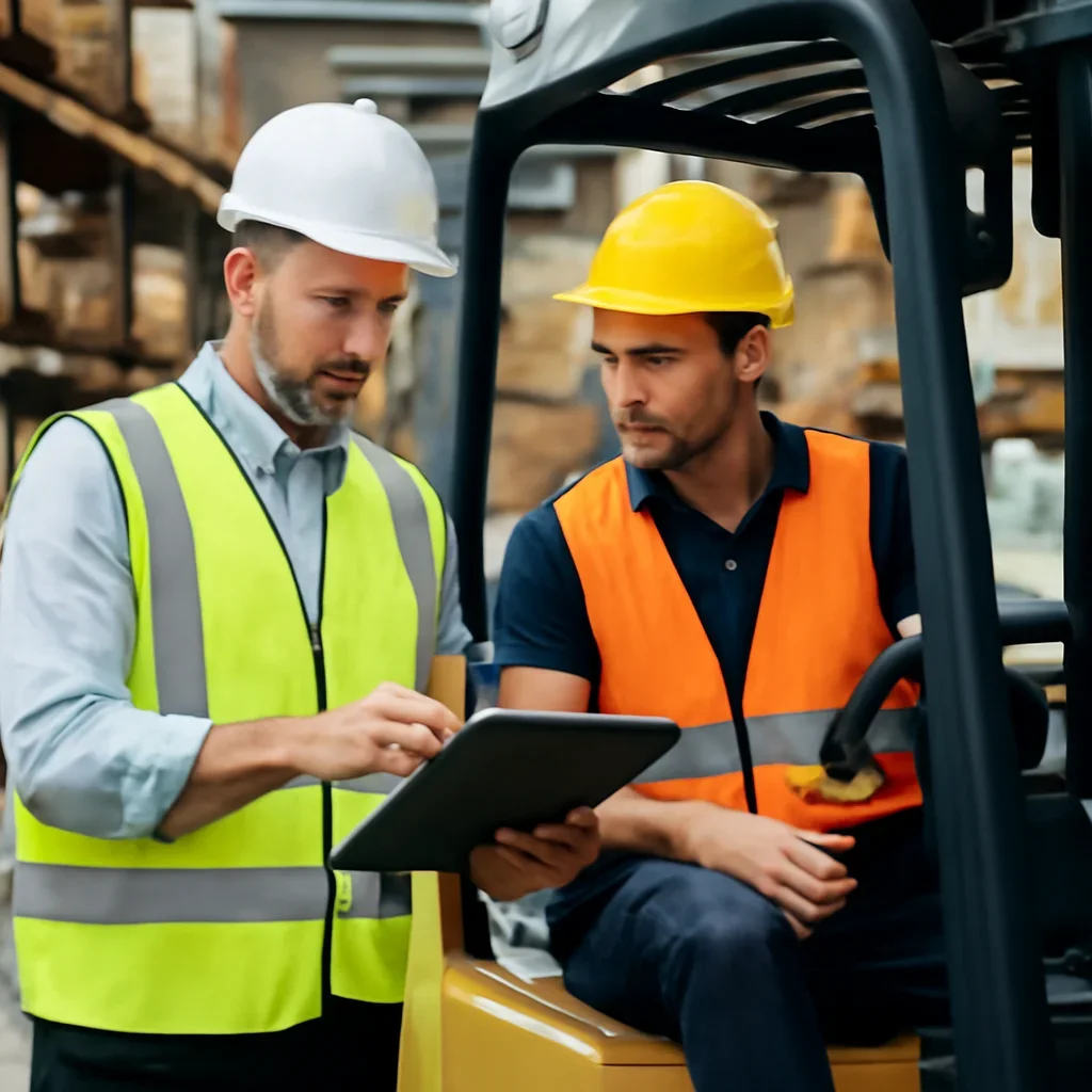 Next-step planning scene related to best osha forklift training programs for employers and operators.