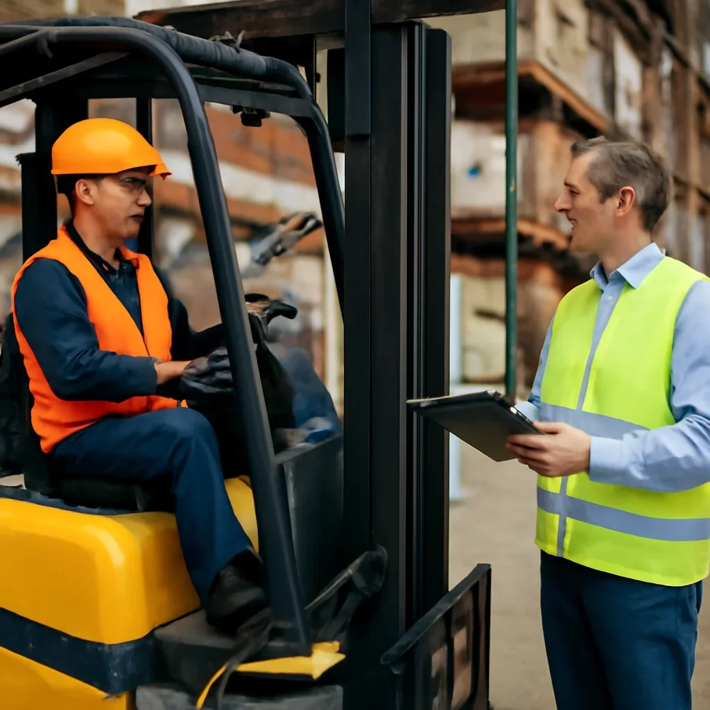 Supporting visual for case study: reducing incidents with refresher training with equipment, records, or supervisor review.