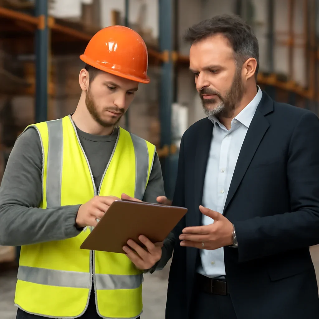 Next-step planning scene related to hands-on evaluation for employers and operators.