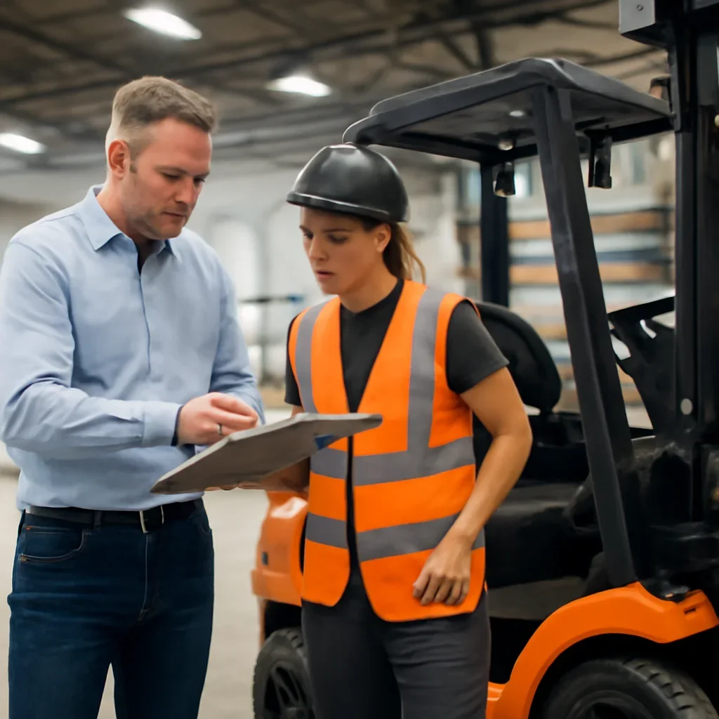 Next-step planning scene related to toyota forklift restoration for employers and operators.