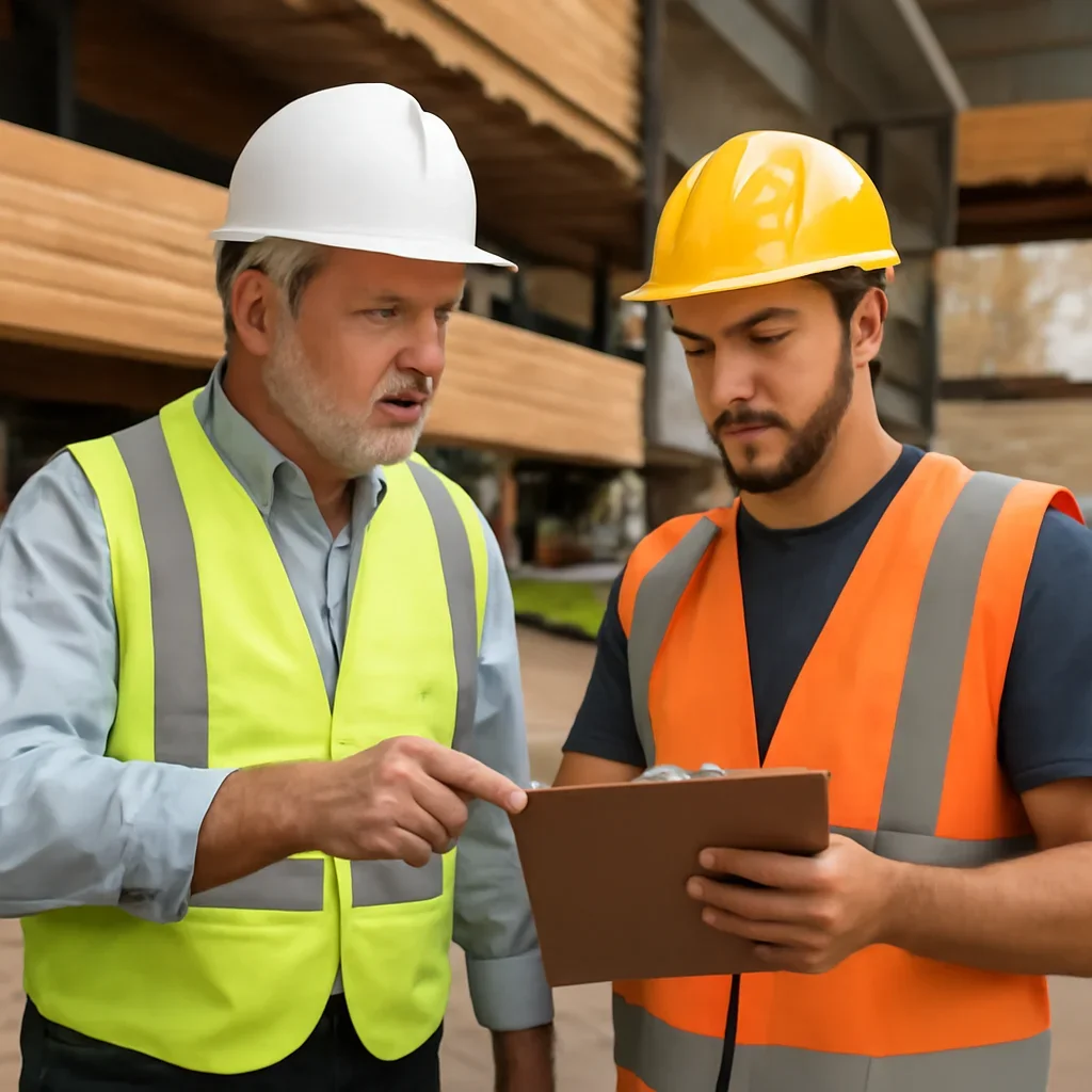Next-step planning scene related to lumber & building materials for employers and operators.