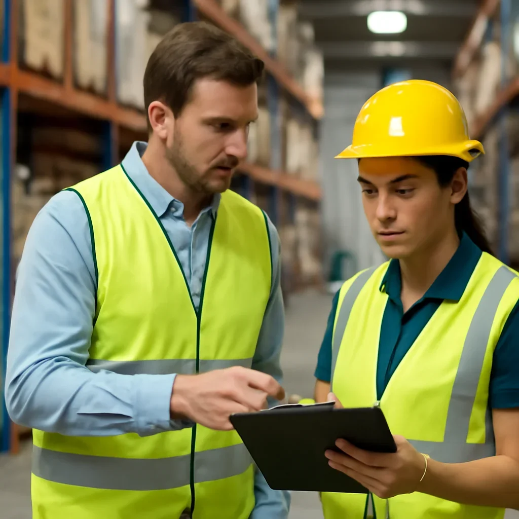 Next-step planning scene related to for warehouse managers for employers and operators.